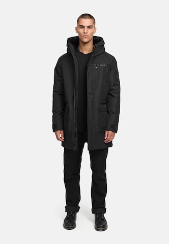 STONE HARBOUR Winter Coat 'Netaan XX' in Black: front