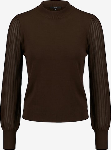zero Pullover in Braun: Vorderseite