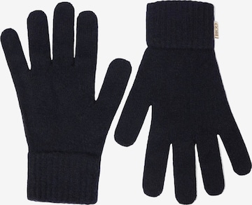 GOBI Cashmere Fingerhandschuhe 'Essential Knit Cashmere Gloves' in Schwarz: Vorderseite