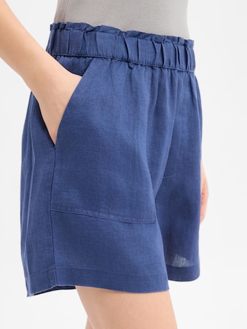 Regular Pantalon Marie Lund en bleu