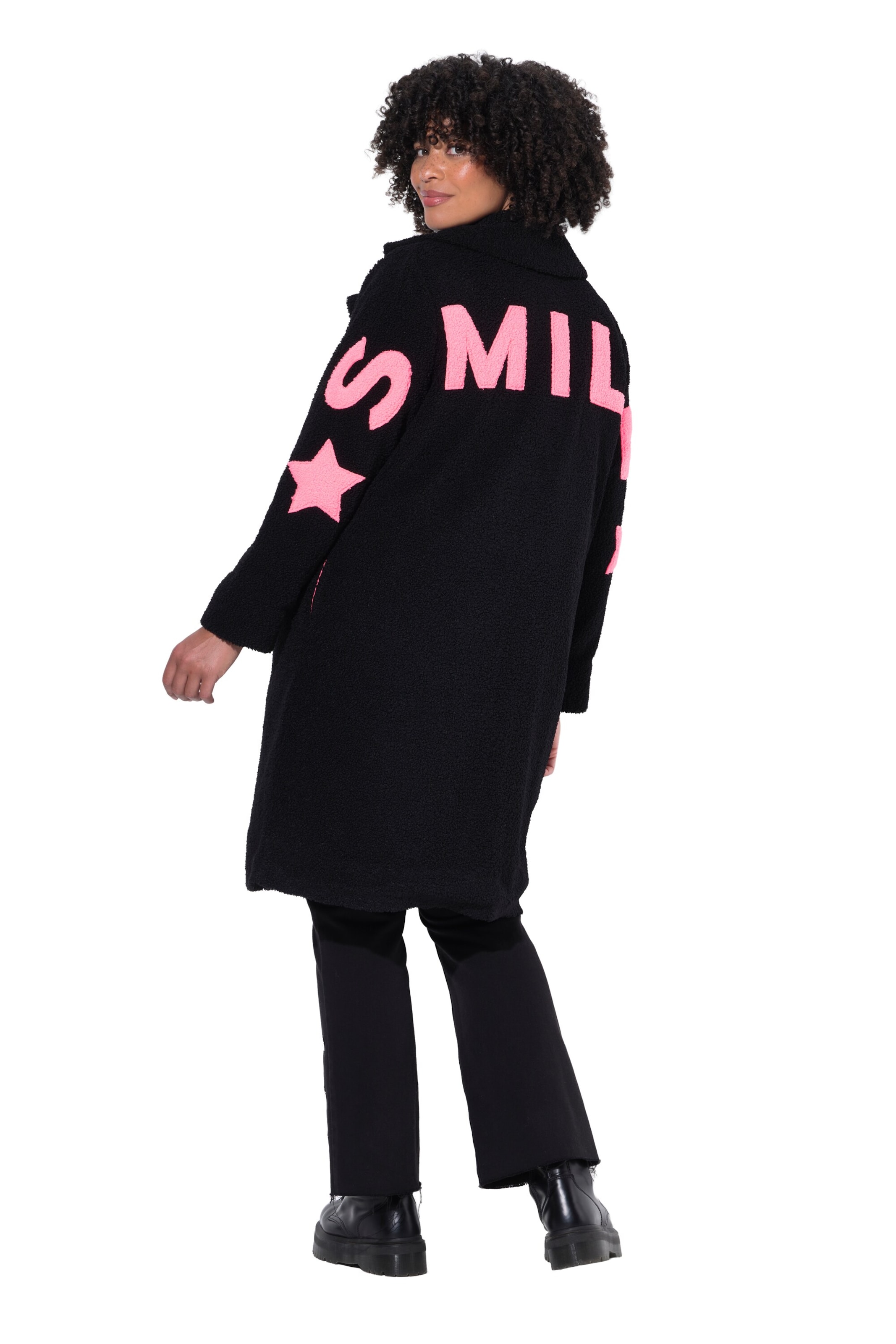 Angel of Style Tussenmantel in Zwart