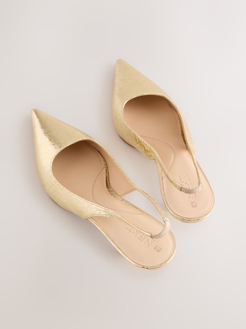Next Slingpumps 'Forever Comfort' in Goud
