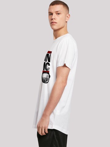 T-Shirt 'Run DMC Glasses NYC' F4NT4STIC en blanc