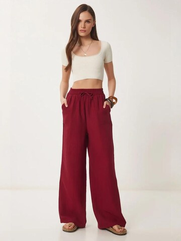 Wide Leg Pantalon 'Hose' Happiness İstanbul en rouge