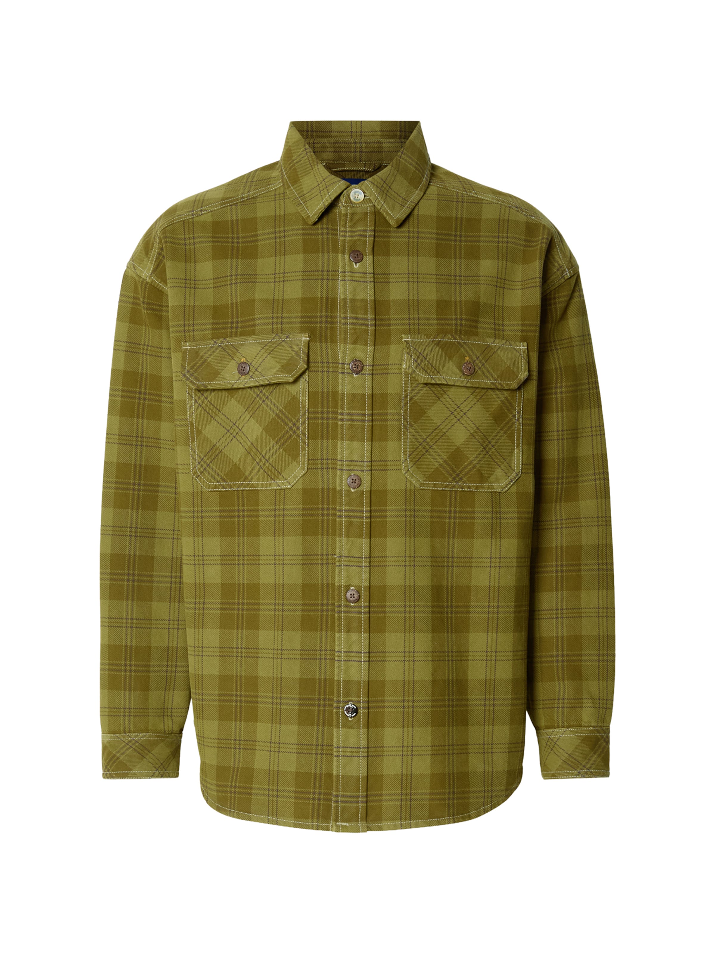 Coupe regular Chemise SCOTCH & SODA en vert : devant