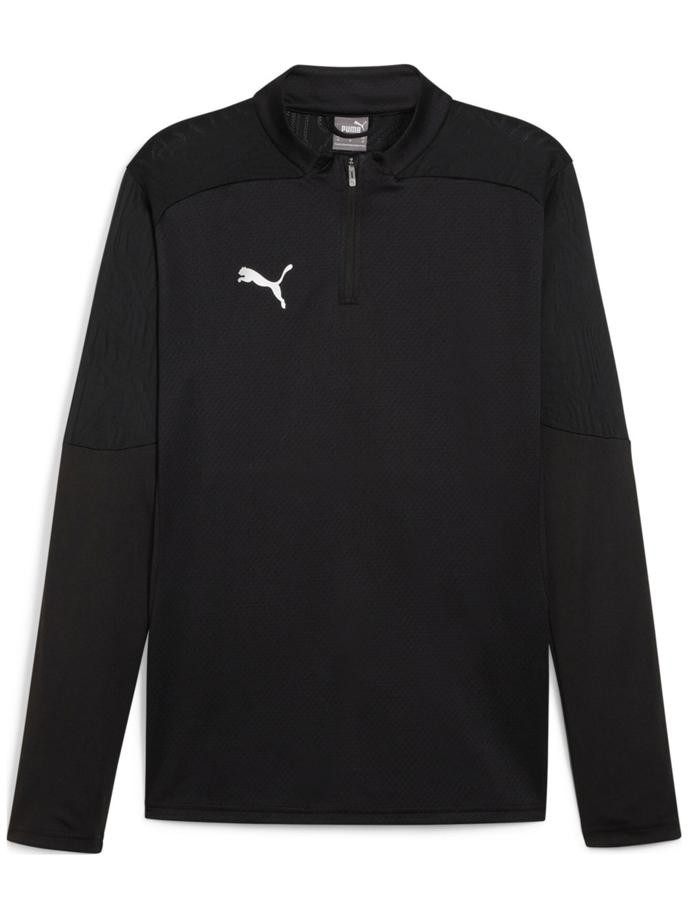 PUMA - Camiseta 'Puma Teamfinal Training 14 Zip Top' en negro