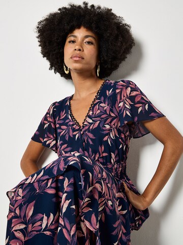 Apricot Jurk ' ' in Blauw