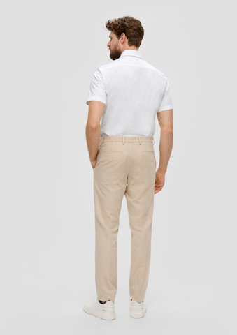 s.Oliver BLACK LABEL Slim fit Button Up Shirt in White: back