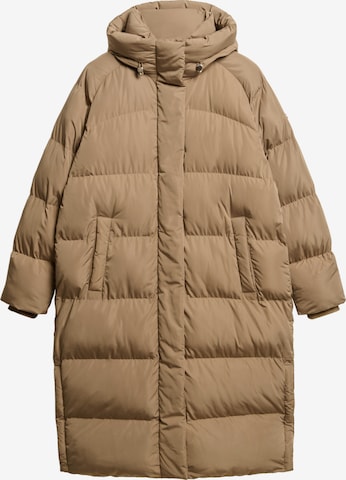 Manteau mi-saison Superdry en marron : devant