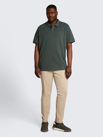 TOM TAILOR Men + Poloshirt in Grün