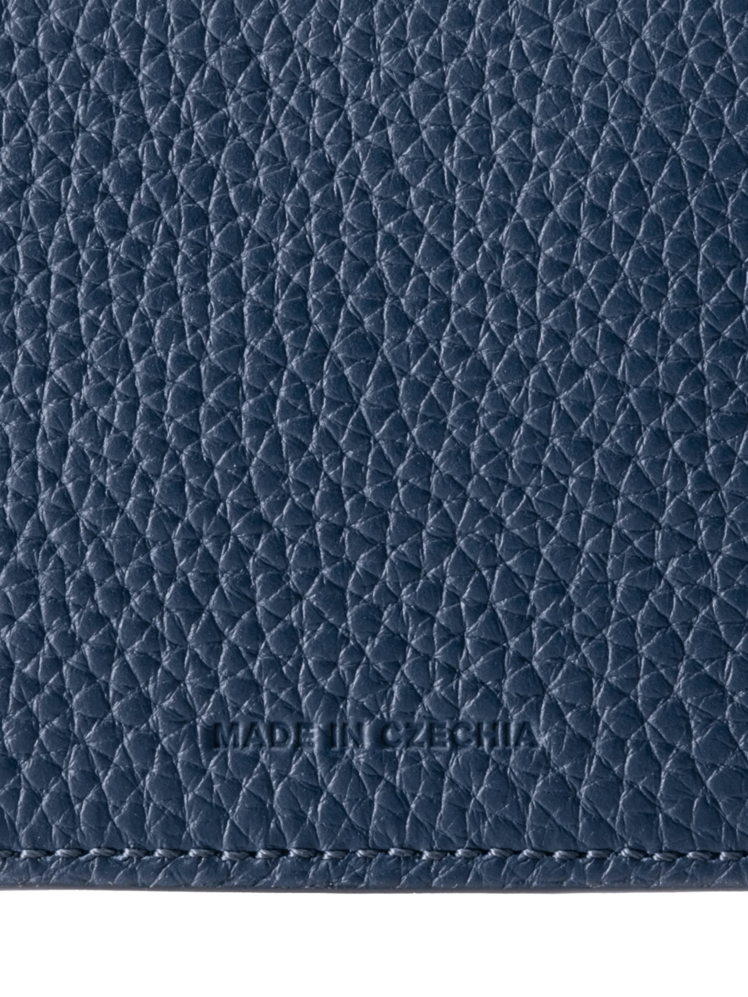 EMBLEMM Portemonnee 'Taurillon' in Blauw