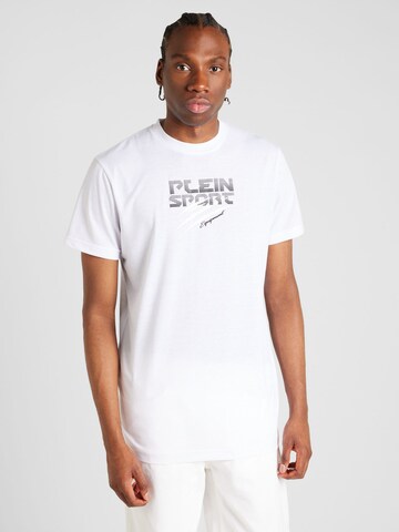 Plein Sport T-shirt i vit: framsida