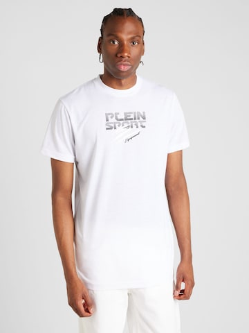 Plein Sport - Camisa em branco: frente