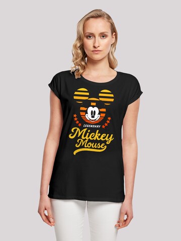 F4NT4STIC Shirt 'Disney Micky Maus California' in Zwart: voorkant