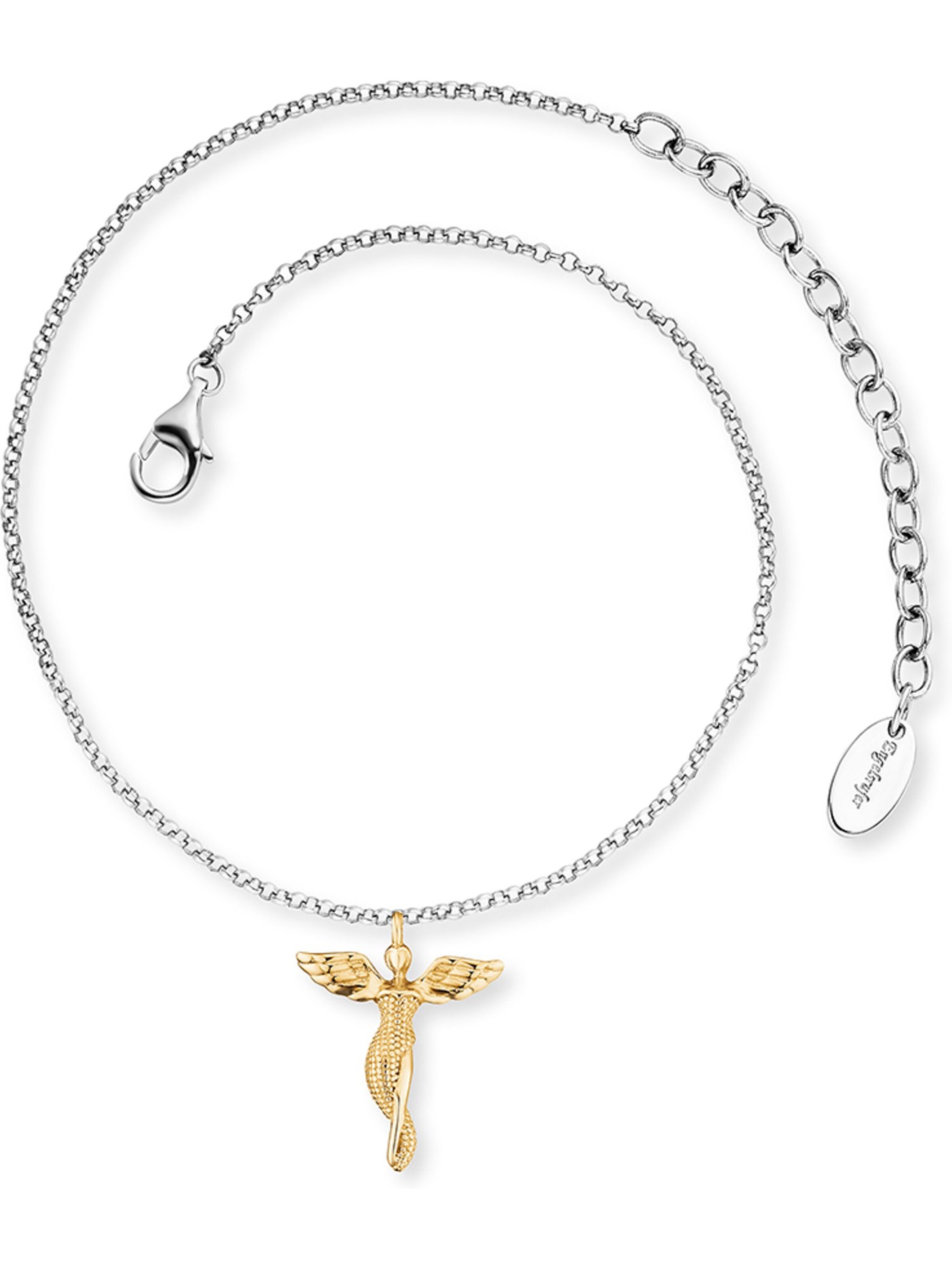 Engelsrufer Fußkette in Silber: Vorderseite