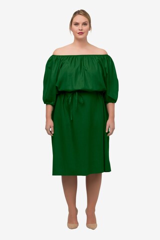 Ulla Popken - Vestido em verde: frente