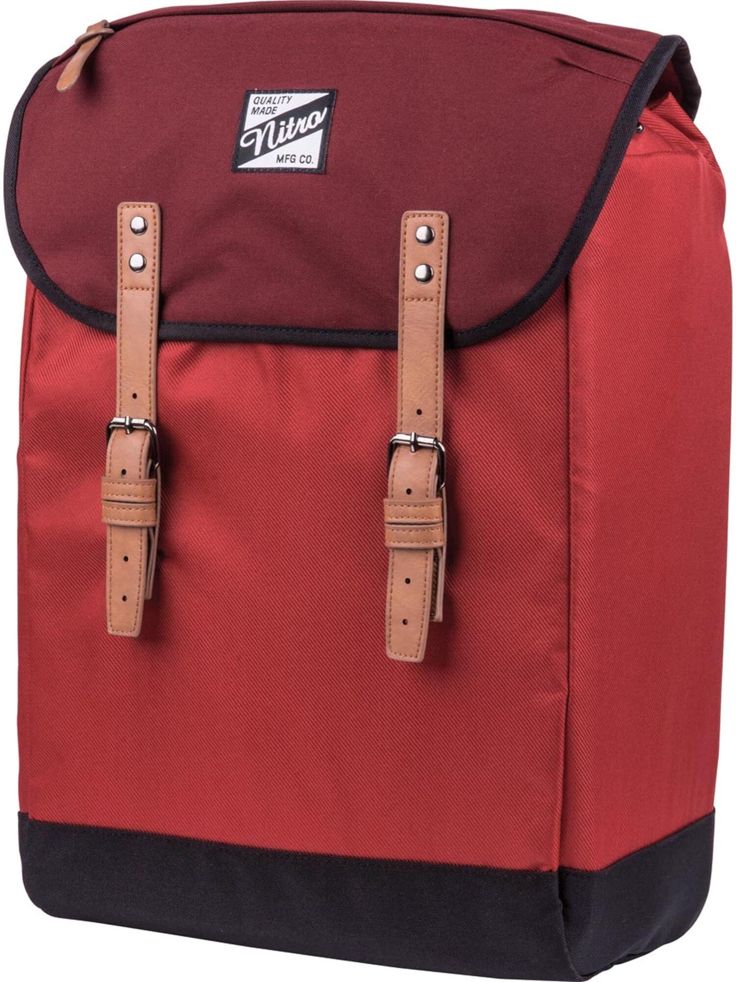 NITRO Backpack 'VENICE' in Red: front