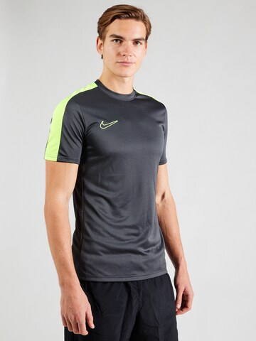 NIKE Funktsionaalne särk 'Academy23', värv hall: eest vaates