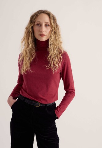 T-shirt ' Landing ' Seasalt Cornwall en rouge : devant