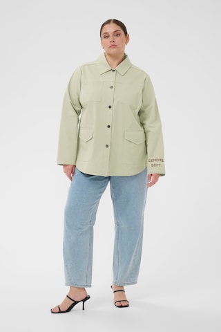 Veste mi-saison 'KCCicana' KAFFE CURVE en beige