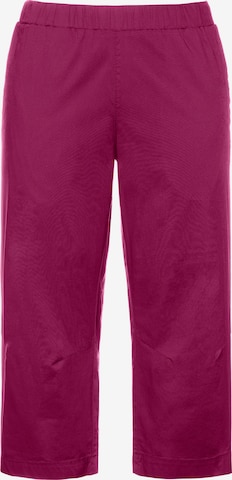 Ulla Popken Regular Broek 'Ruby' in Lila: voorkant