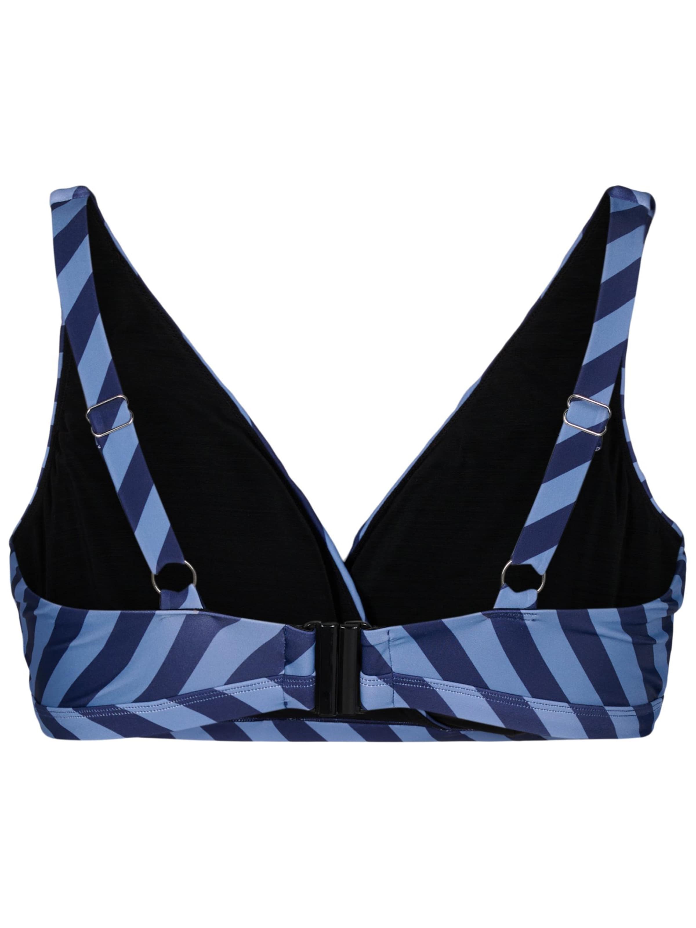 Swim by ZizziTrokutasti Bikini gornji dio 'Stina' - plava boja