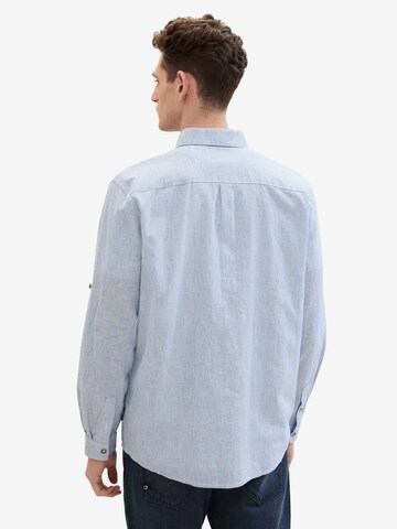 TOM TAILOR Comfort Fit Hemd in Blau