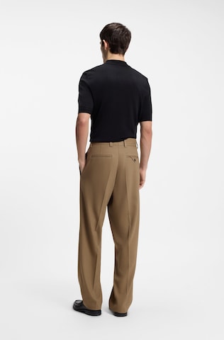 HUGO Slimfit Hose ' Flips ' in Beige