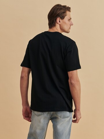 DAN FOX APPAREL Shirt 'Cem' in Zwart