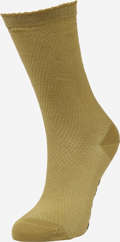 FALKE Socks 'Grainy Dot' in Green: front