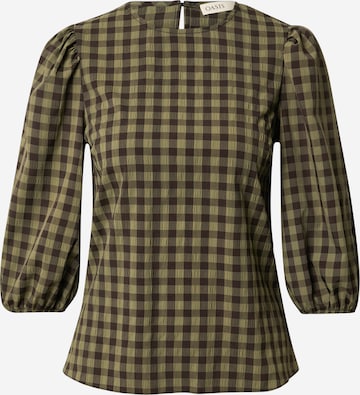 Oasis Blouse 'Gingham' in Green: front