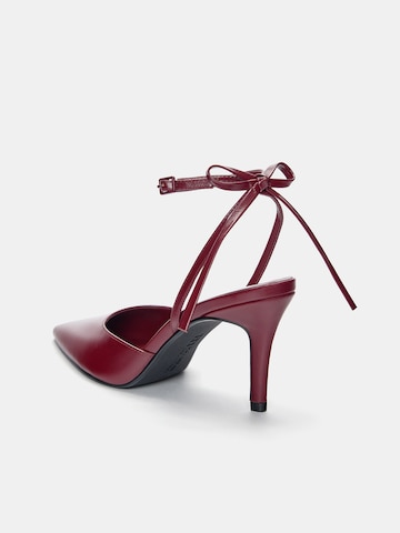 Escarpins Pull&Bear en rouge