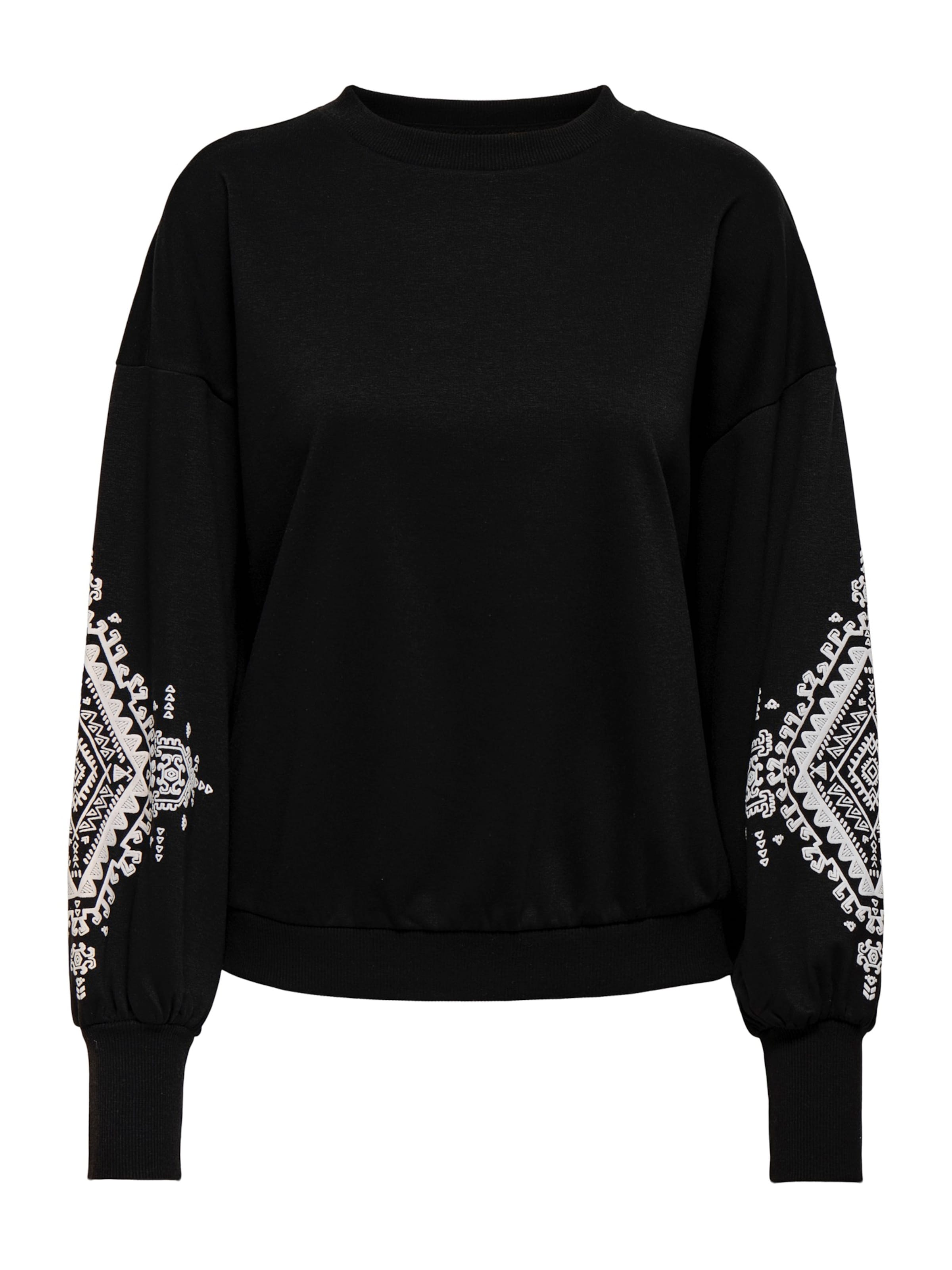 ONLY Mikina 'ONLBroke' – černá: přední strana