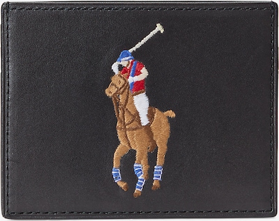 Astuccio Polo Ralph Lauren di colore marrone chiaro / rosso / nero / bianco, Visualizzazione prodotti