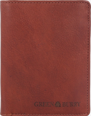 GREENBURRY Wallet 'Vintage Washed' in Brown: front