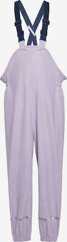 Effilé Pantalon fonctionnel Schmuddelwedda en violet : devant