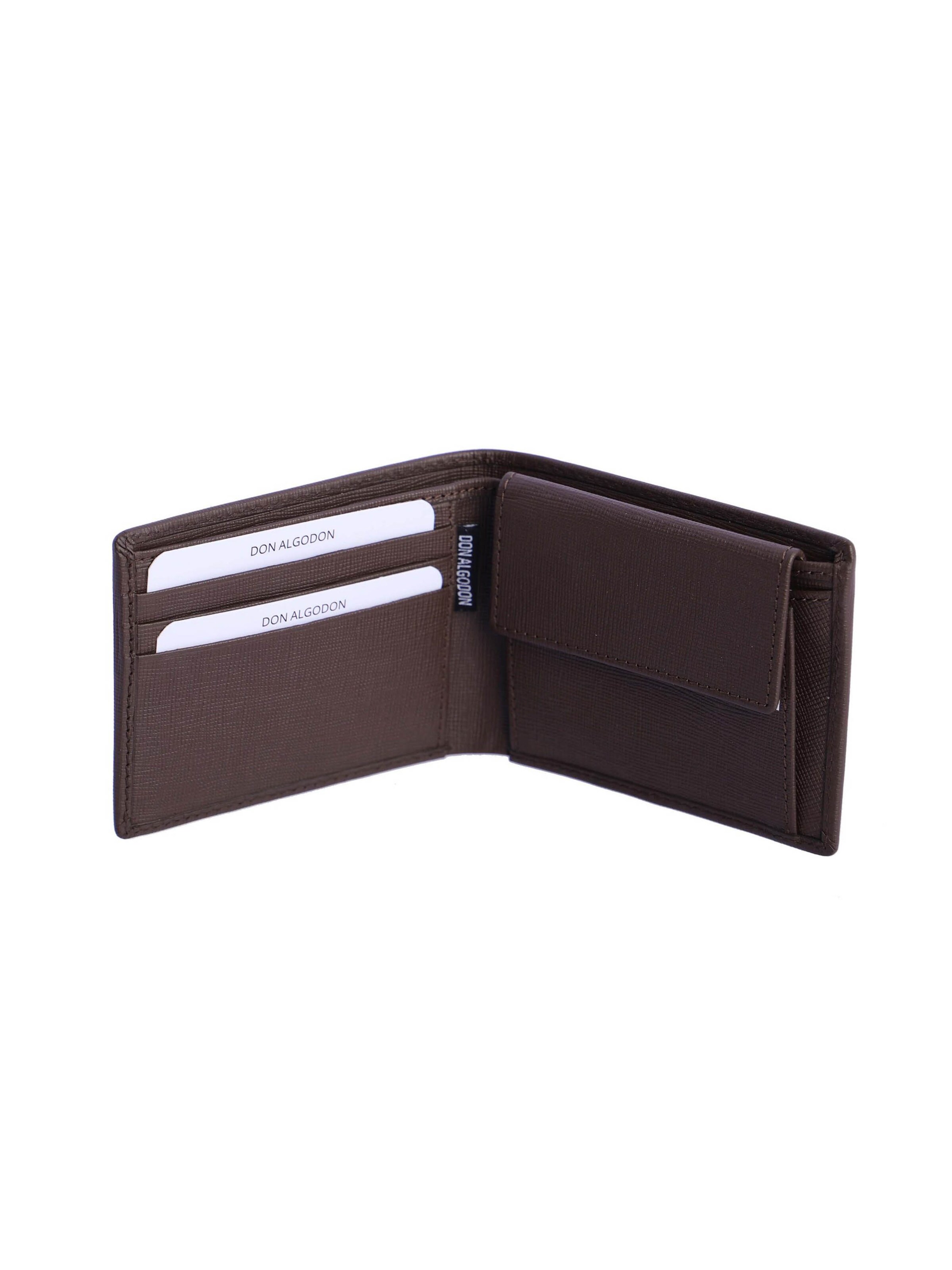 Don Algodon - Cartera 'Cartera para hombre Alessandro de piel con protección RFID' en marrón
