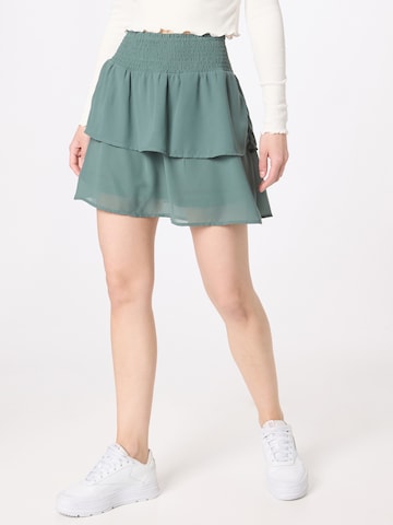 ONLY - Falda 'ANN STAR' en verde: frente