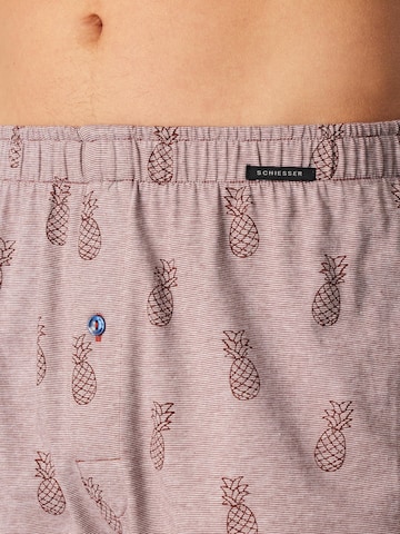 SCHIESSER Boxer shorts 'Singel-Jersey' in Red