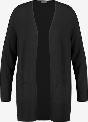 Cardigan SAMOON en noir : devant