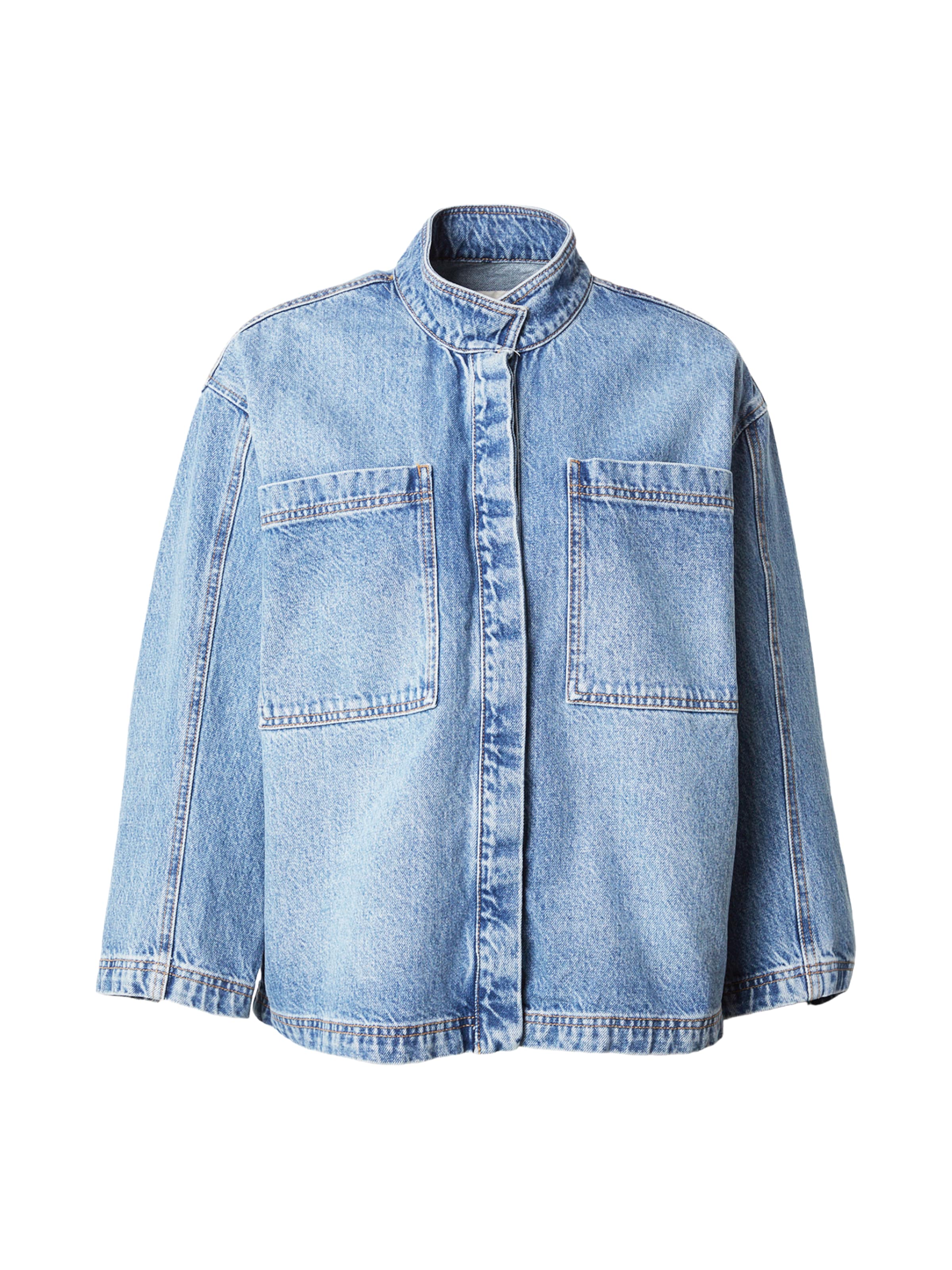 Munthe Jacke 'NUXA' in Blau: Vorderseite