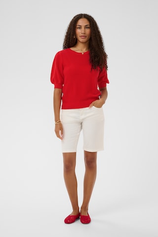 Cream Sweater 'CRSillar' in Red