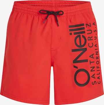 Shorts de bain 'Cali 16' O'NEILL en rouge : devant