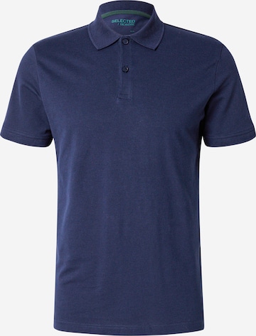 SELECTED Футболка 'SLHDANTE' в Синий: спереди