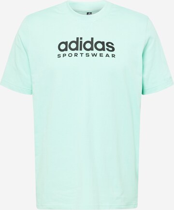 ADIDAS SPORTSWEAR Performance Shirt 'All Szn Graphic' in Green: front