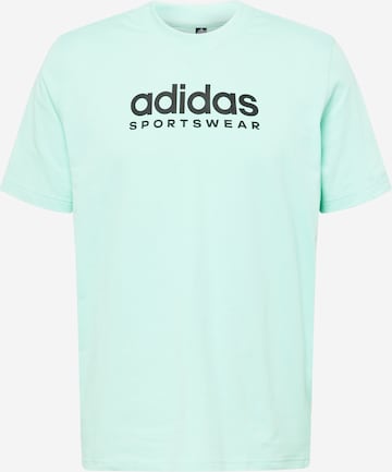 ADIDAS SPORTSWEARTehnička sportska majica 'All Szn Graphic' - zelena boja: prednji dio