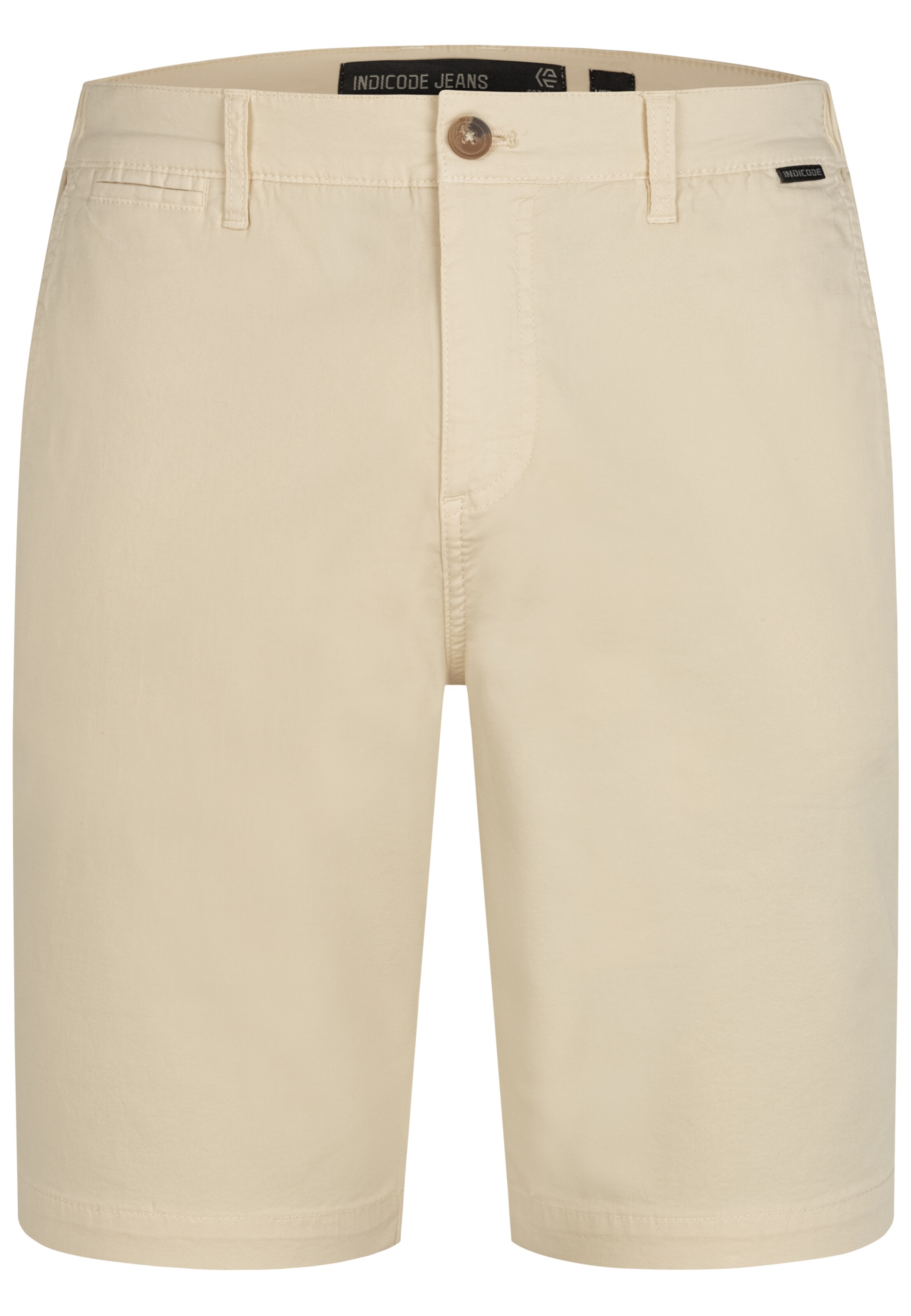 INDICODE JEANS Shorts 'Bjerre' in Weiß: Vorderseite