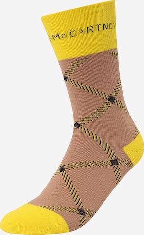 adidas by Stella McCartney Athletic Socks in Yellow: front