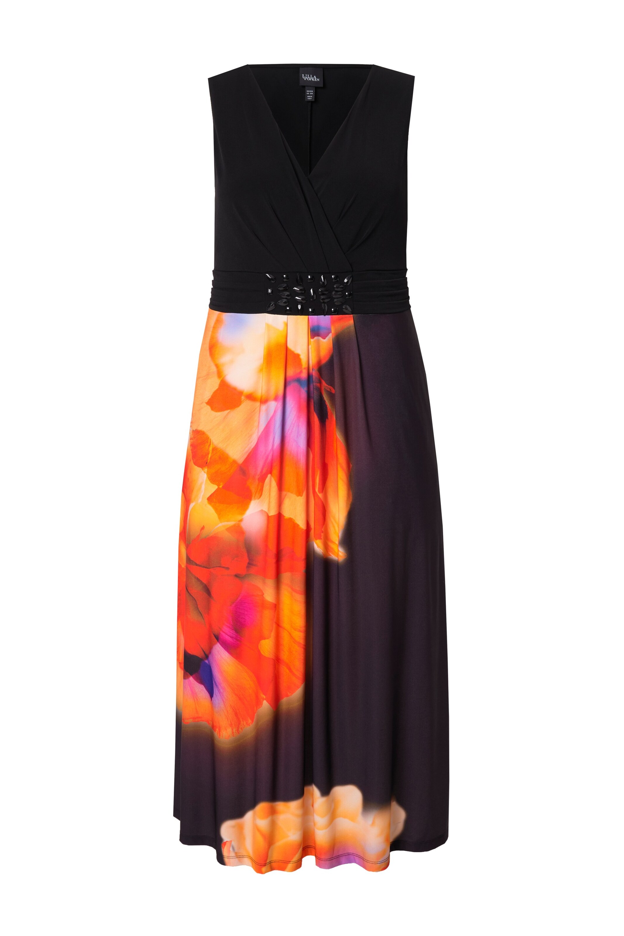 Ulla Popken Kleid in Schwarz: Vorderseite