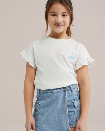 T-Shirt WE Fashion en blanc